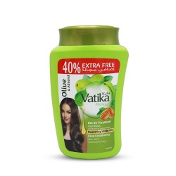 Vatika Deep Moisturizing Oil Bath with Olive and Almond Oil Extracts - 1400g