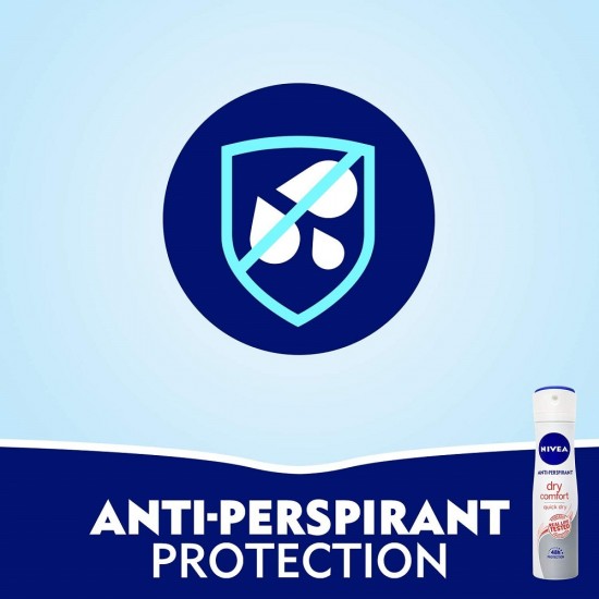 Nivea DRY COMFORT Deodorant Spray for Men 150 ml
