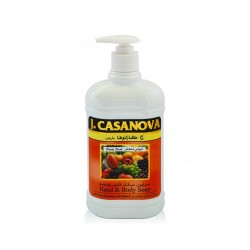 Casanova Fruity Refreshing Liquid Soap for Hands and Shower 500 ml