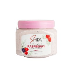 Shifa Face & Body Scrub with Raspberry - 300 ml