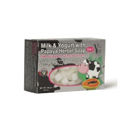 YC Milk and Yogurt with Papaya Herbal Soap 6 in 1 - 100 gm