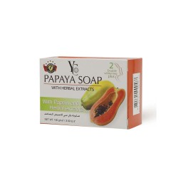 YC- Papaya Soap With Herbal extracts, - 100 g