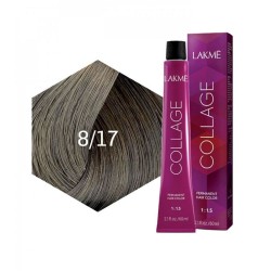 Lakme Collage Permanent Hair Dye for Unisex 8/17 Blue Ash Light Blonde