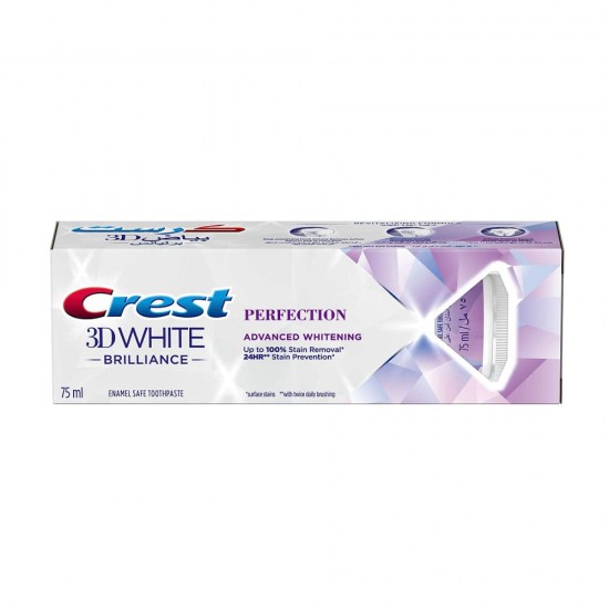 Crest 3D White Brilliance Perfection Toothpaste - 75ml