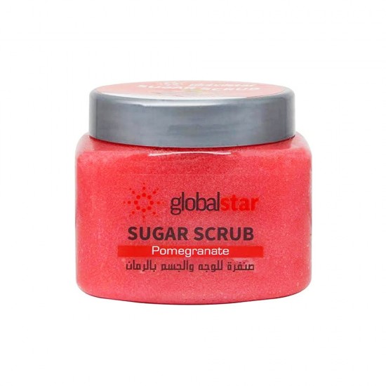 Globalstar Pomegranate Sugar Face Scrub - 600 gm