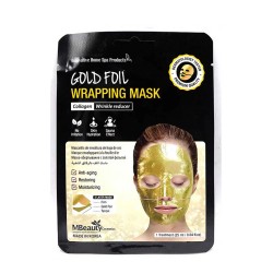  MBEAUTY Gold Foil Wrapping Mask 1 Pcs