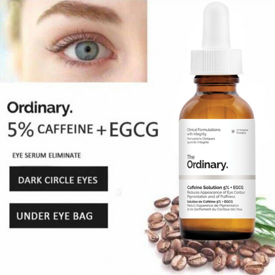 ذا اورديناري سيروم لتفتيح منطقة تحت العين EGCG بالكافيين 5% - 30مل