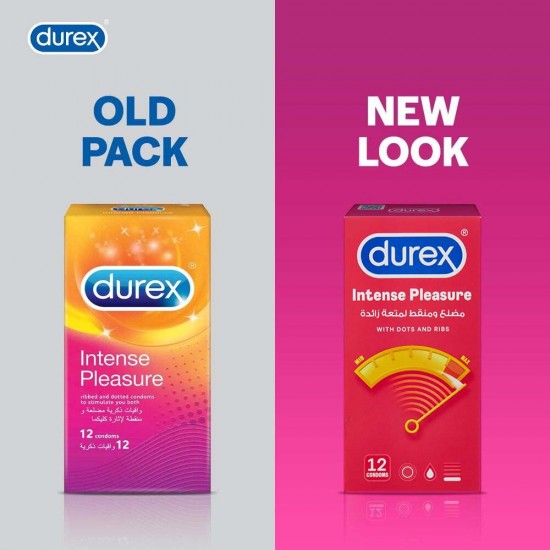 Durex Intense Pleasure Condom - 12 Condoms