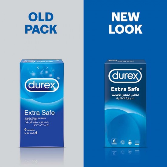 Durex Extra Safe Thick Condoms 6 Pieces