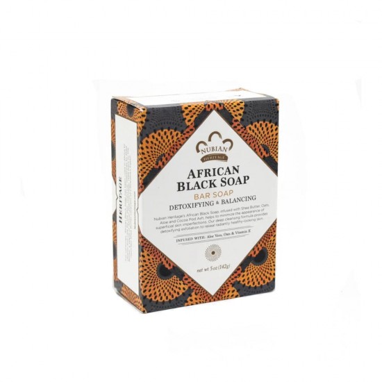 Nubian Heritage African Black Soap Bar 142 G