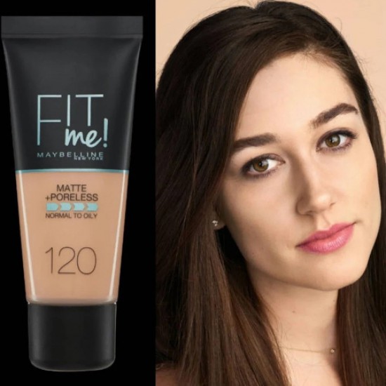 MAYBELLINE NEW YORK Fit Me Matte And Poreless Foundation 120- 30 Ml