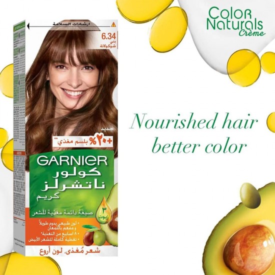 Garnier Color Naturals 6.34 chocolate Hair Color