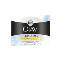 Olay Natural Aura Radiant Glow Cream with Mulberry Extract 50 gm