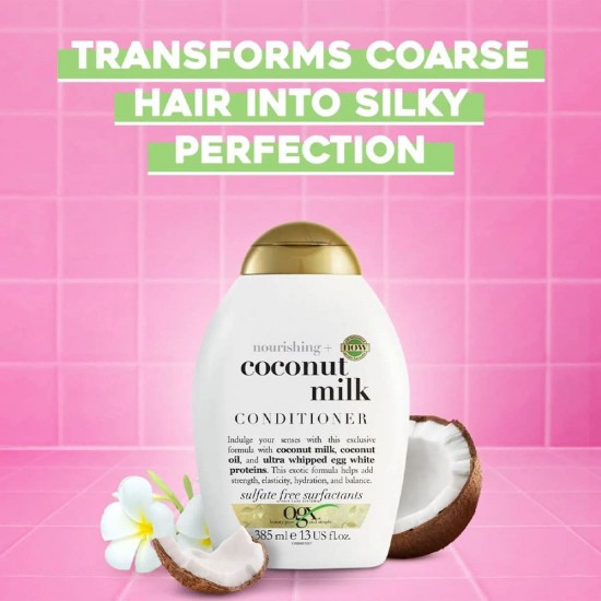 OGX Naurishing Plus Coconut Milk Conditioner 385 ml