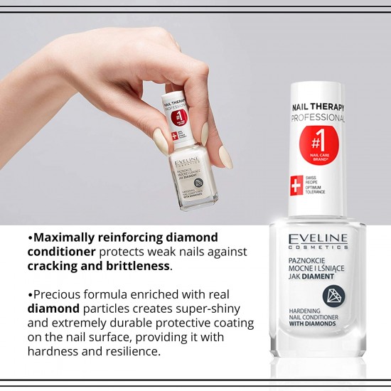 Eveline Nail Therapy Diamond Hard and Shiny Nails 12 ml