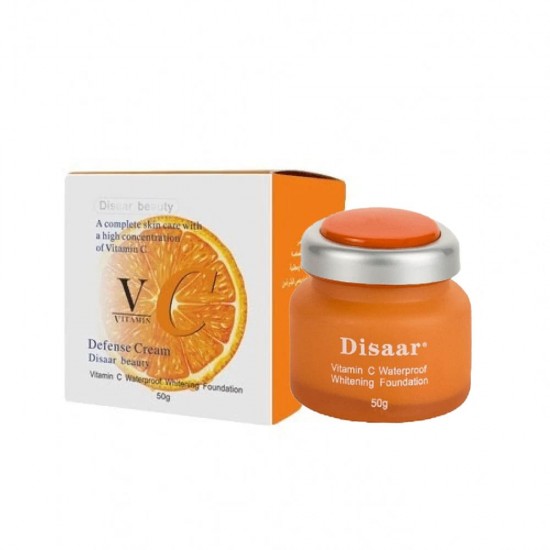 Disaar Beauty Vitamin C Waterproof Whitening Foundation - 50 gm
