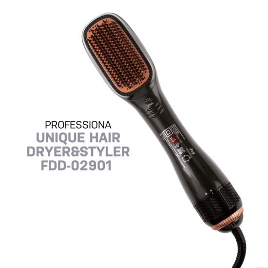 Joy Professional Unique Hair Dryer & Styler 2 In 1 Styling Brush
