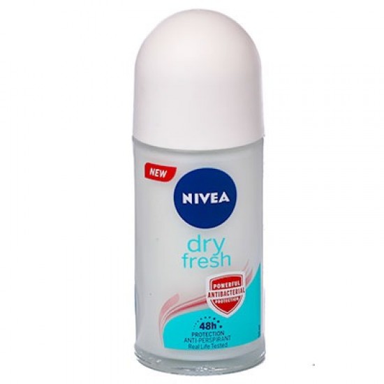 NIVEA, Deodorant Female, Dry Fresh, Roll On, 50 vml