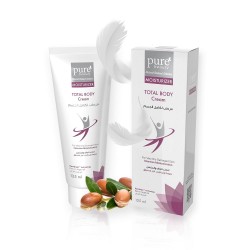 Pure Beauty Moisturizer Body Cream with Argan Oil for Very Dry Damaged Skin - 125 ml