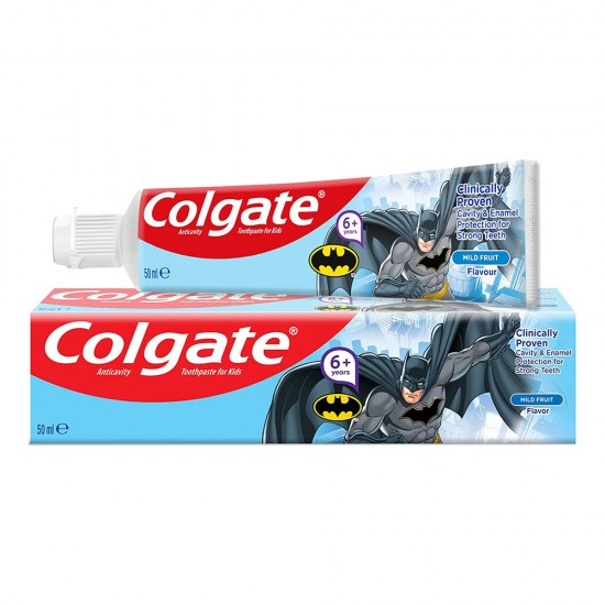 كولجيت معجون اسنان للأطفال +6 سنة باتمان - 50 مل