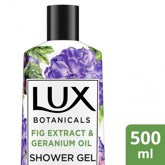Lux Botanicals Skin Renewal Shower Gel With Fig Extract And Geranium Oil 500 ml