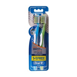 Oral-B Pro-Expert Antibacterial Toothbrush 40 Medium 1+1 Free
