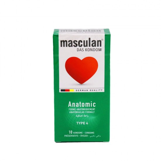 Masculan Anatomic Condom Extra Comfort Type 4 - 10 Pieces