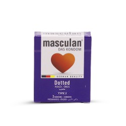 Masculan Dotted Condoms Type 2 - 3 Condoms 