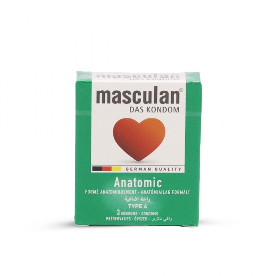 Masculan Anatomic Extra Comfort Condom Type 4 - 3 Pieces