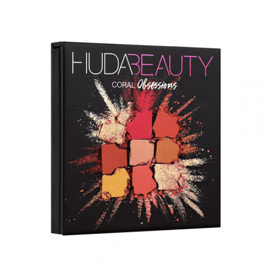 Huda Beauty Coral Obsessions Eyeshadow Palette Coral