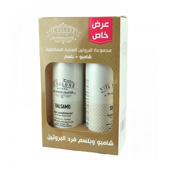 Il Salone Protein Set for Integrated Care, Shampoo 500 ml + Conditioner 500 ml
