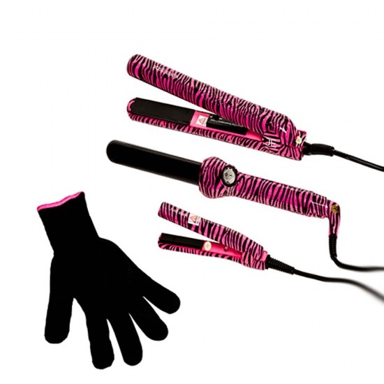 Jose Eber Styling Tool Set - 25mm - Pink Zebra