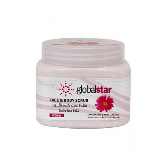 GlobalStar Rose Face And Body Scrub 500ml