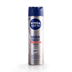  NIVEA Deodorant Spray Silver Protect Antibacterial 150Ml