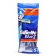 Gillette Blue II Plus Men's Razor - 5 pcs