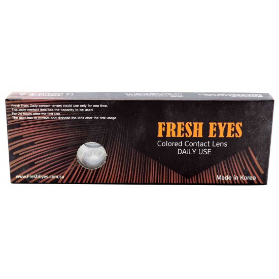 Fresh Eyes Daily Contact Lenses Soft Gray PA-1