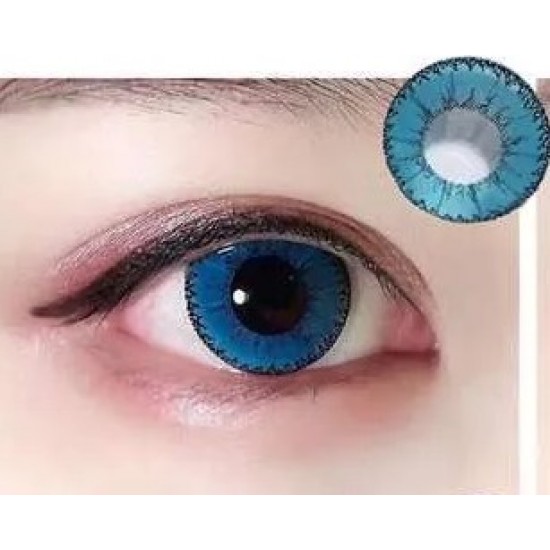 Fresh Eyes Daily Contact Lenses Circle Blue PJ-4